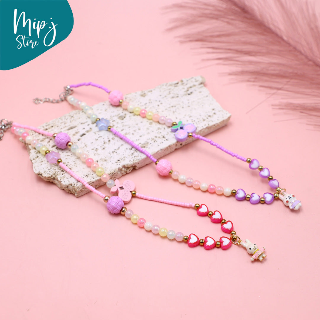 Bunny Hearts Bead Set