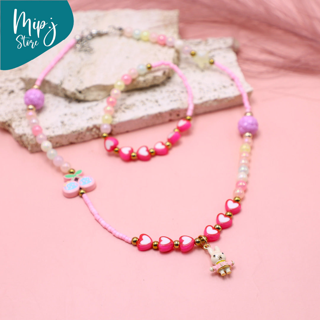 Bunny Hearts Bead Set