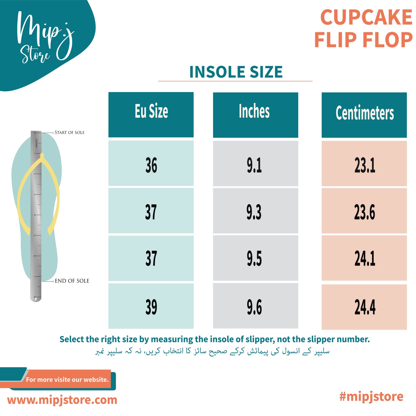 Flip flop cup cake for ladies