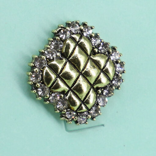 Clover Zircon studs earing with 925 silver tip