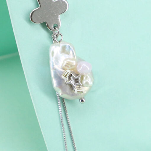 Cultured Pearl Branded Earrings