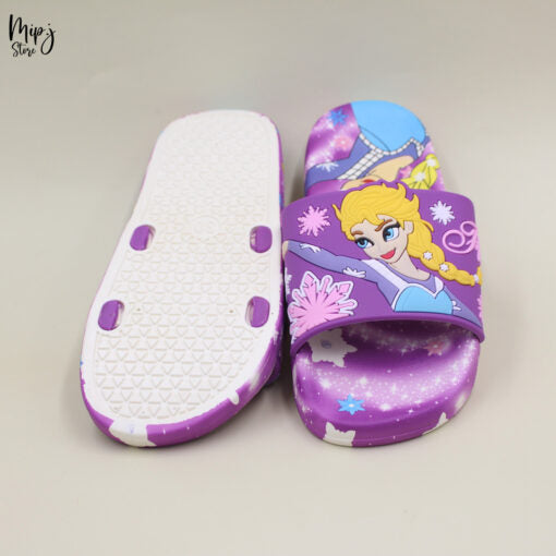 Elsa Purple Slippers for kids