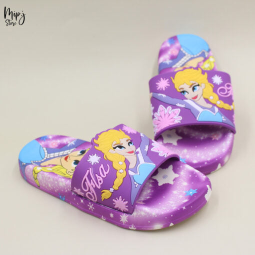 Elsa Purple Slippers for kids