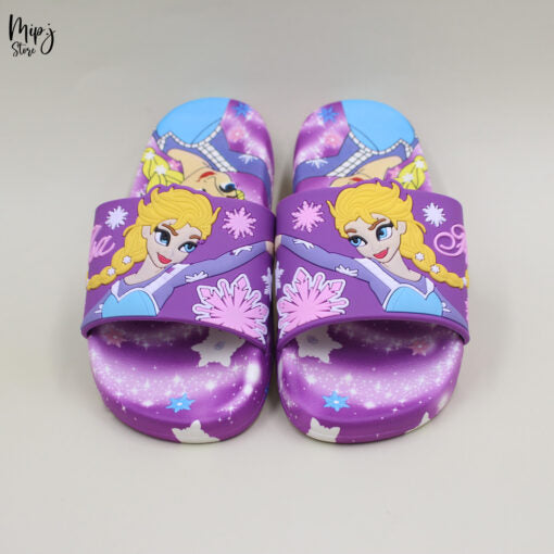 Elsa Purple Slippers for kids