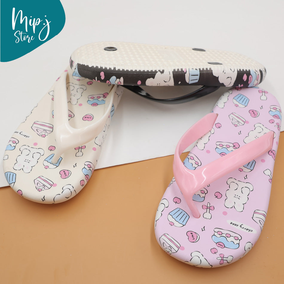 Flip flop cup cake for ladies