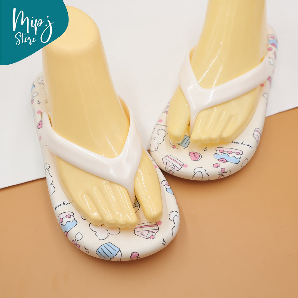 Flip flop cup cake for ladies