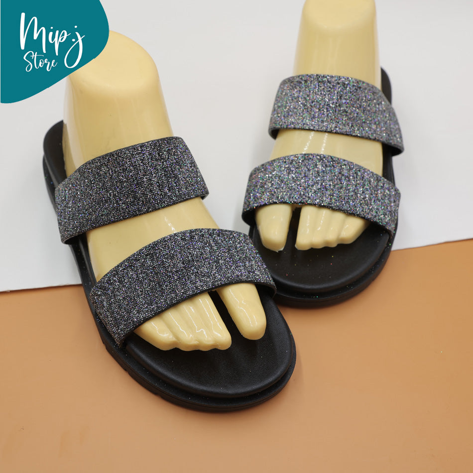 Glitter slidders for ladies