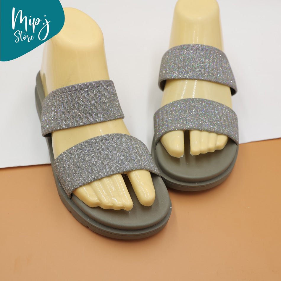 Glitter slidders for ladies