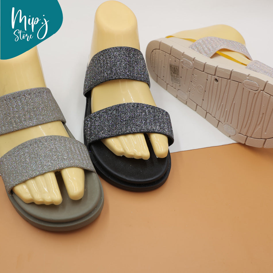 Glitter slidders for ladies