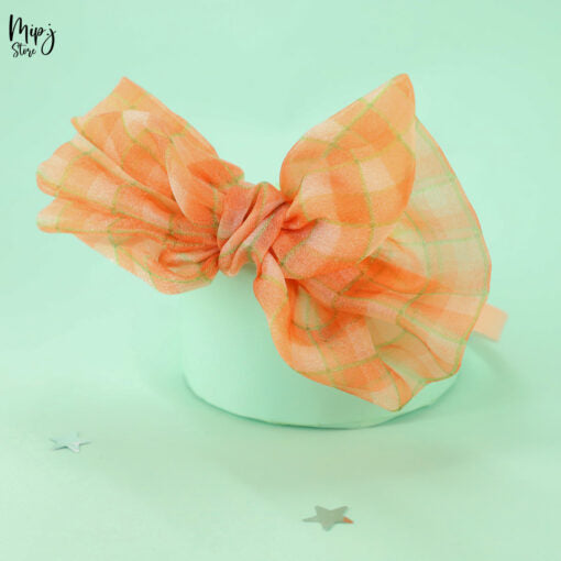 Check Organza Hairband