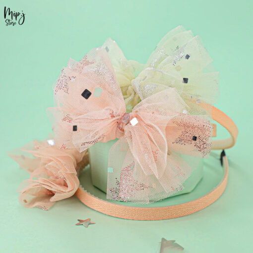 Fancy Bow and Stars Hairband