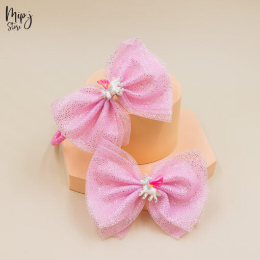 Hairband 2p Set Unicorn Glitter