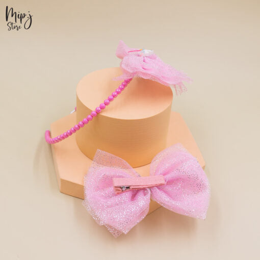 Hairband 2p Set Unicorn Glitter