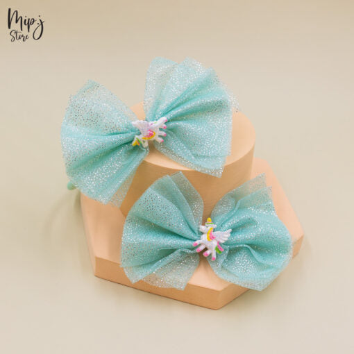 Hairband 2p Set Unicorn Glitter