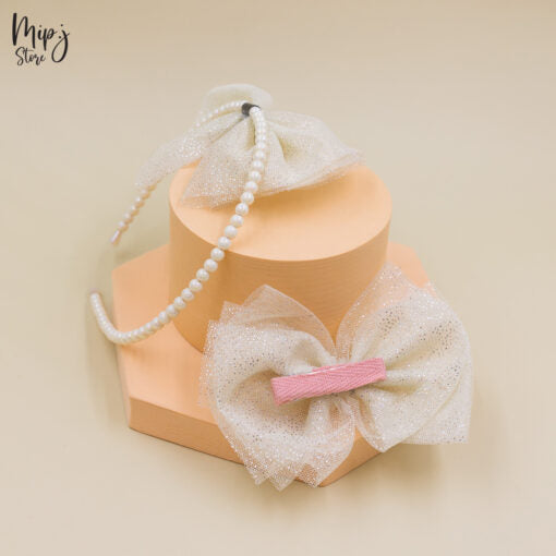 Hairband 2p Set Unicorn Glitter