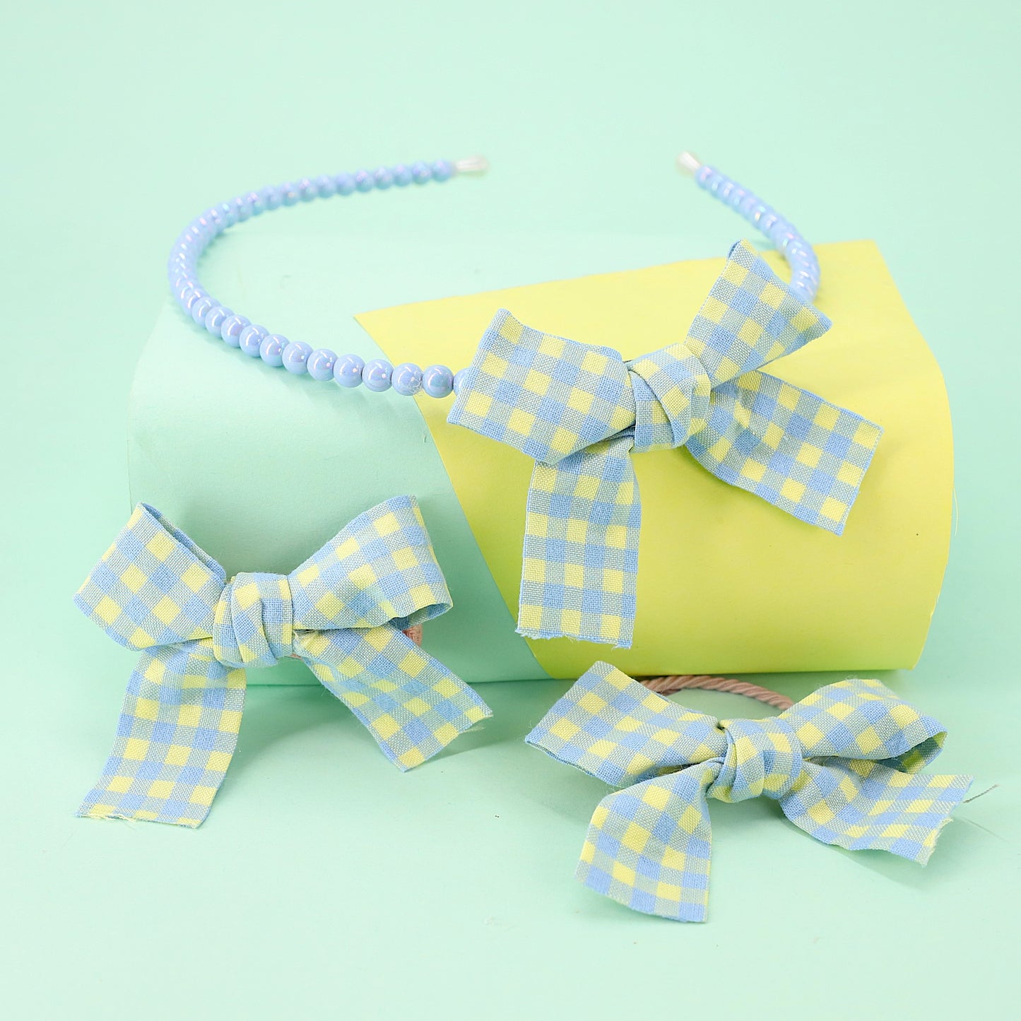 Hairband Set Cotton Bow