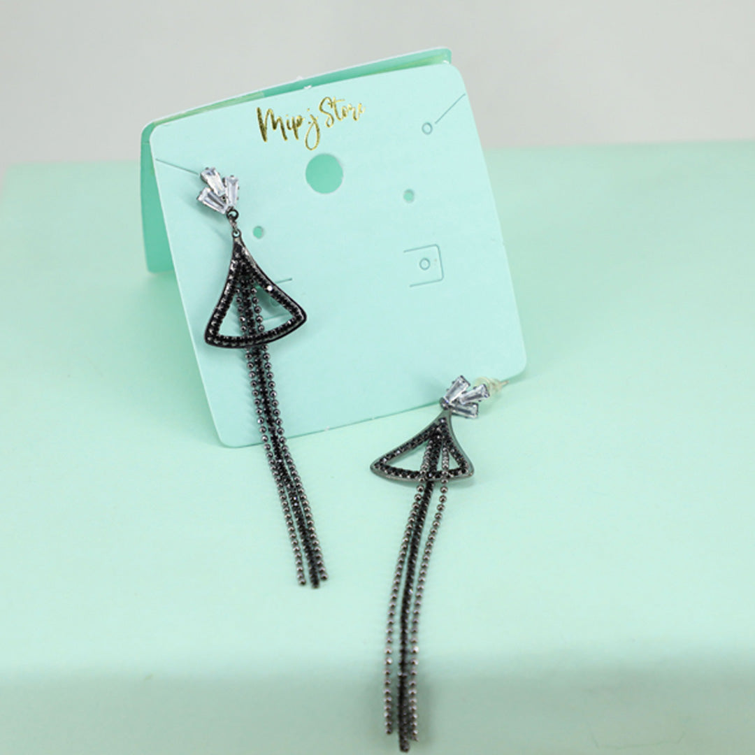 Honest Lady Long Earing 925 Silver Tips