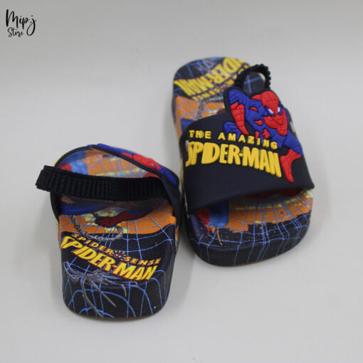 Spiderman Elastic Kids Slippers