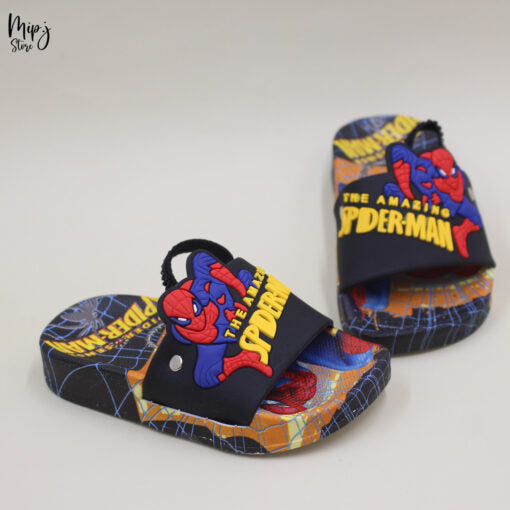 Spiderman Elastic Kids Slippers