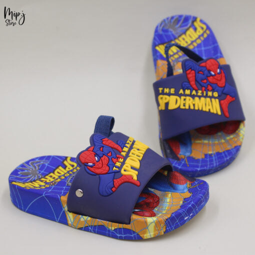 Spiderman Elastic Kids Slippers