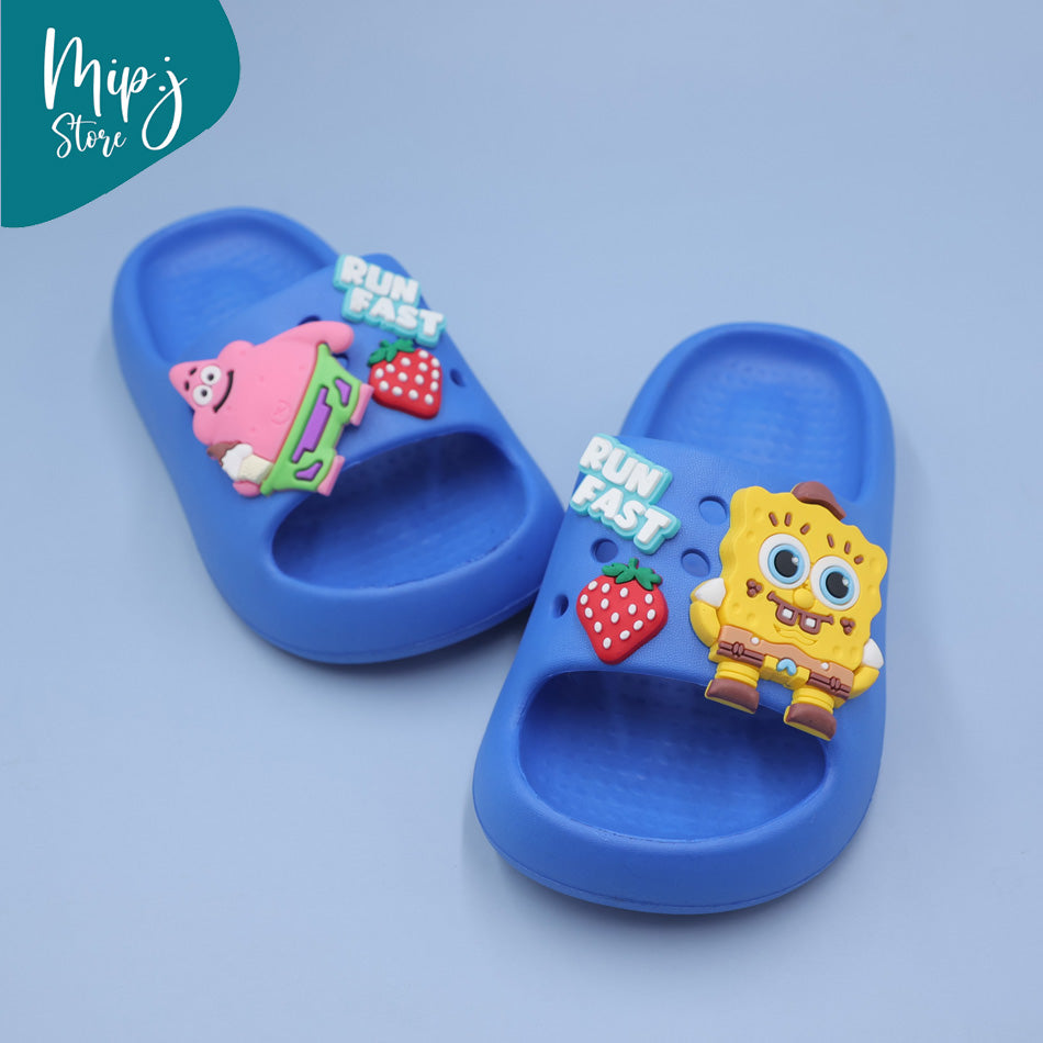 Spongebob clogs style Eva slippers for kids
