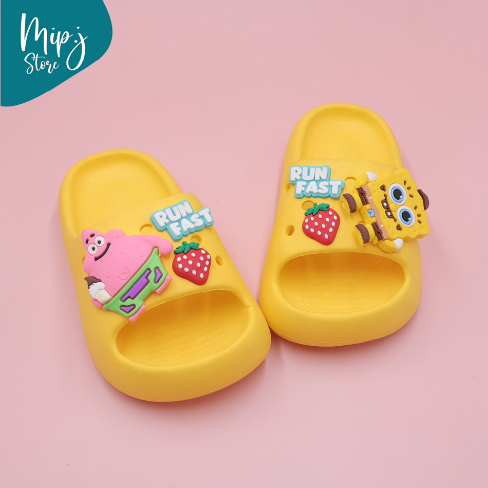 Spongebob clogs style Eva slippers for kids