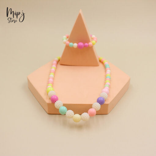 Pearl Beads necklace and bracelet sets