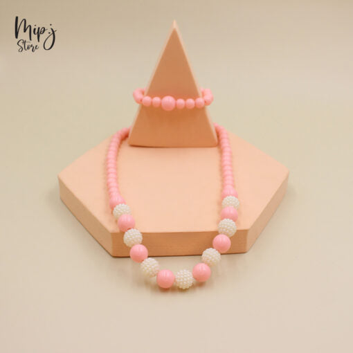 Pearl Beads necklace and bracelet sets