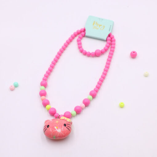 Charming Kitty led necklace and braclet set