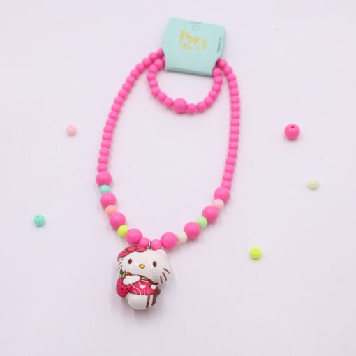 Hello Kitty LED necklace and bracelet set