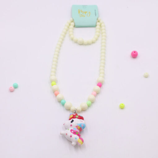 Unicorn Magical LED necklace and bracelet set