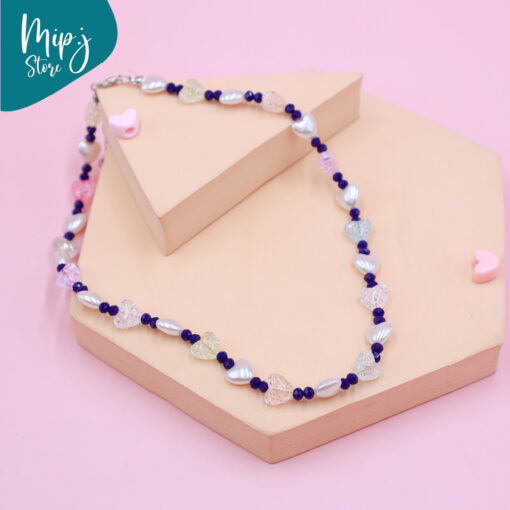 Crystal heart necklace