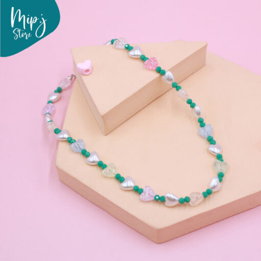 Crystal heart necklace