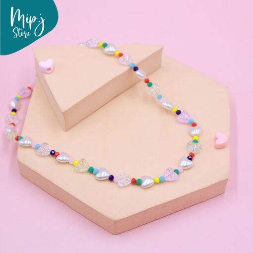 Crystal heart necklace