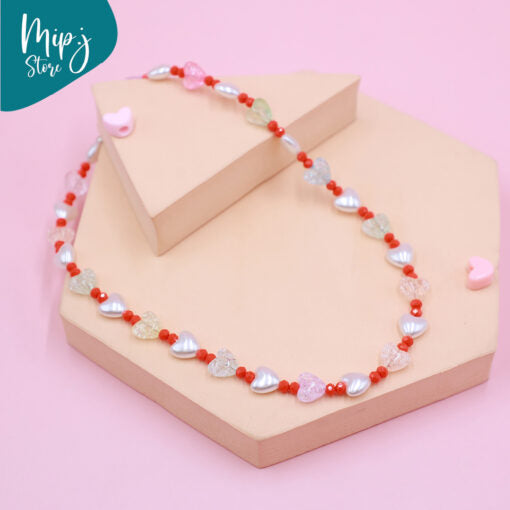 Crystal heart necklace