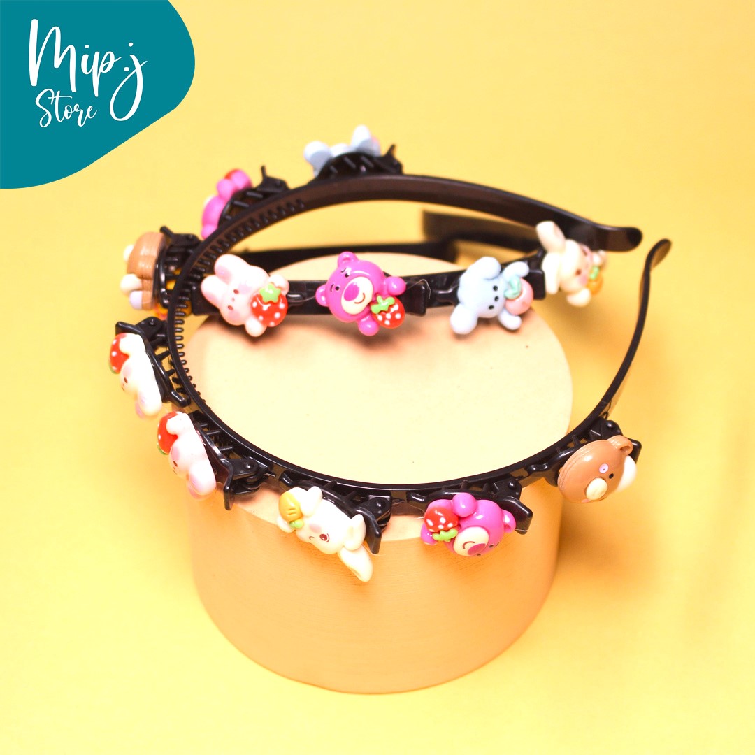 Cute Cartoon Claw Clip Hairband for Little Girls