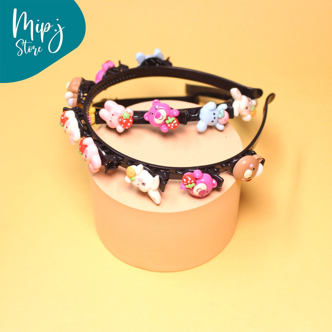 Cute Cartoon Claw Clip Hairband for Little Girls