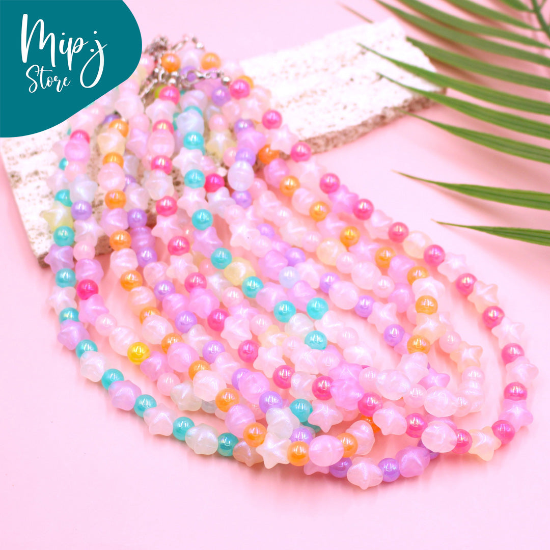 Disney star kids jewlery set bracelet and necklace