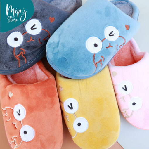 Foggy Velvet Warm Slippers for adults