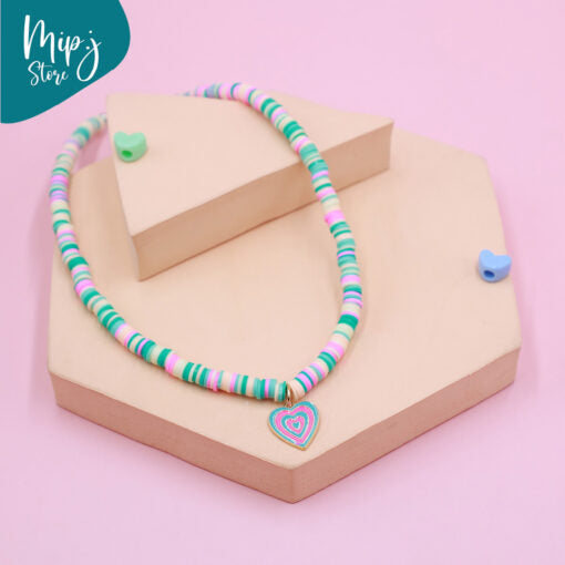 heart funky necklace