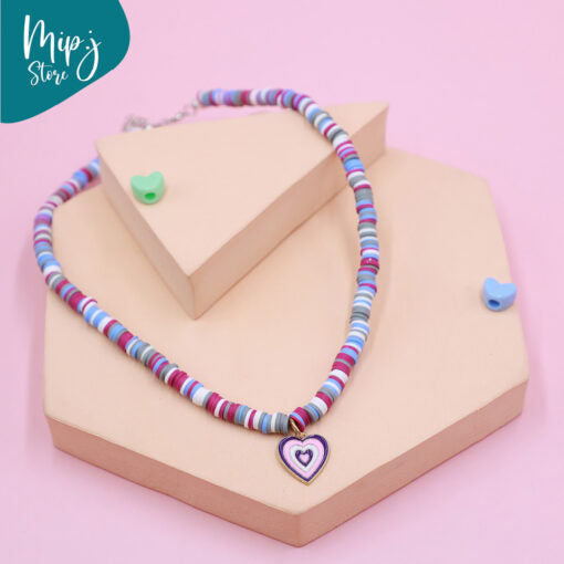 heart funky necklace