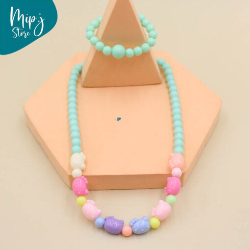 Hello Kitty necklace and bracelet sets