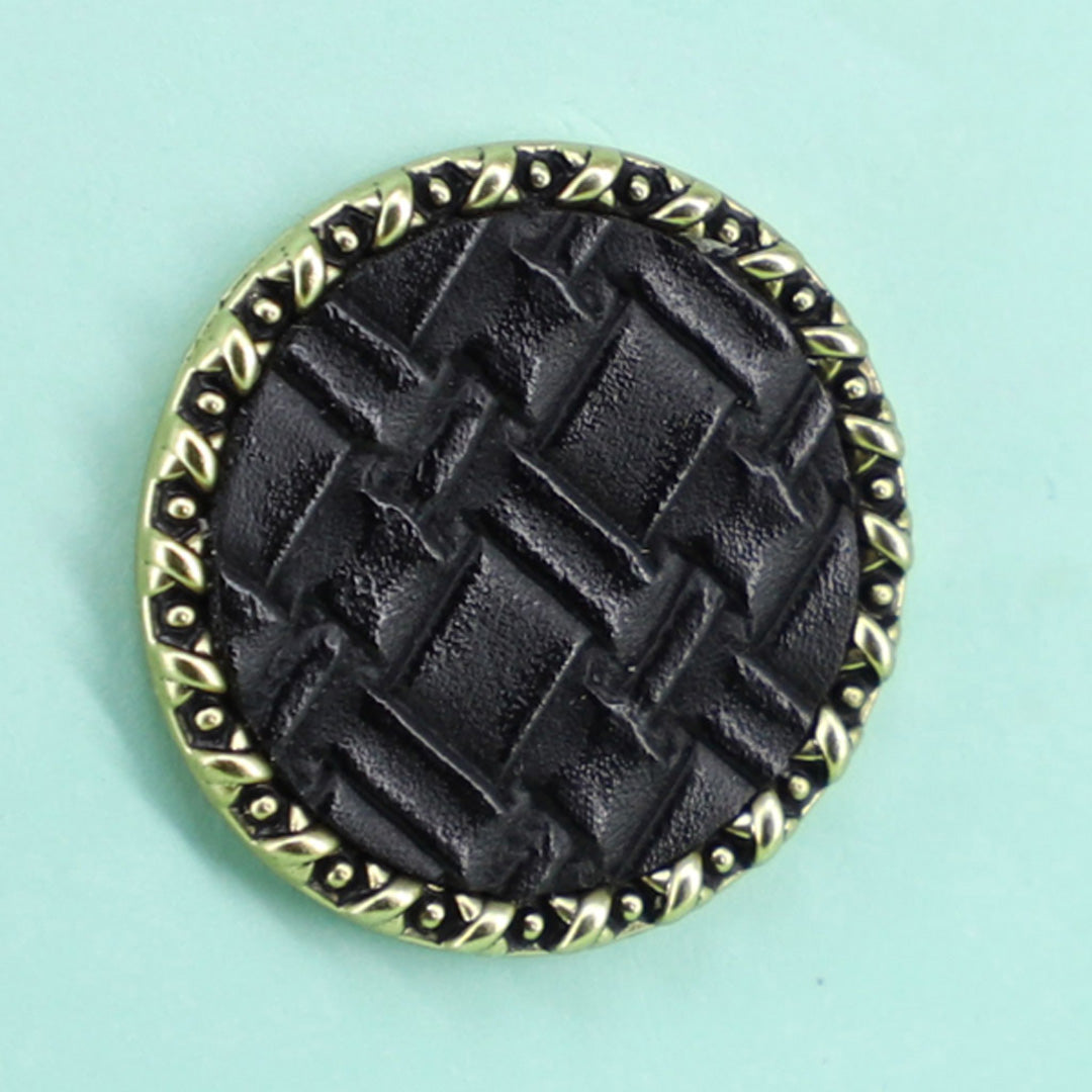 Leather Stitch tops earing with 925 silver tip hypoallergenic