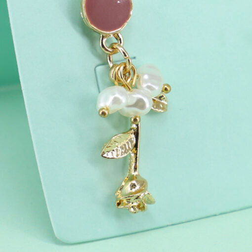 Luxo Rose Earing With Silver (chandi) Tip (dandi)