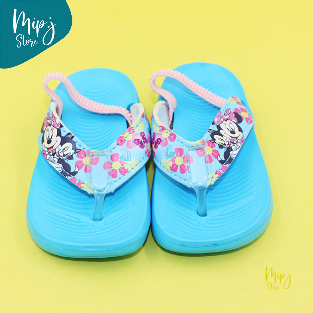 Mickey Minniy Back Strap flip flop for toddlers