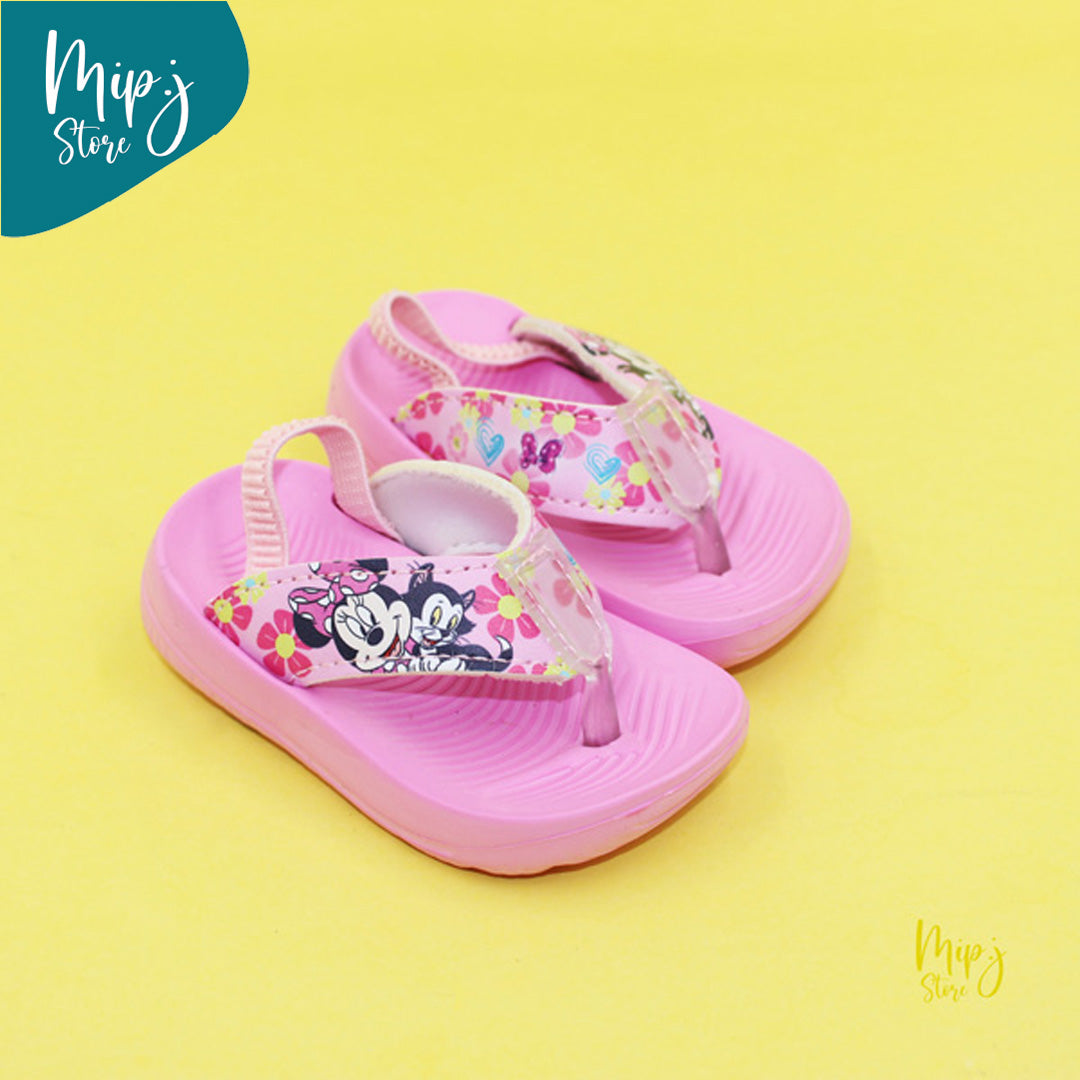 Mickey Minniy Back Strap flip flop for toddlers