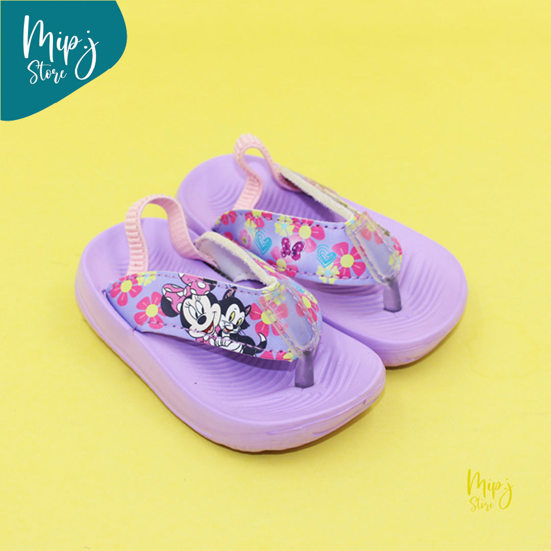 Mickey Minniy Back Strap flip flop for toddlers
