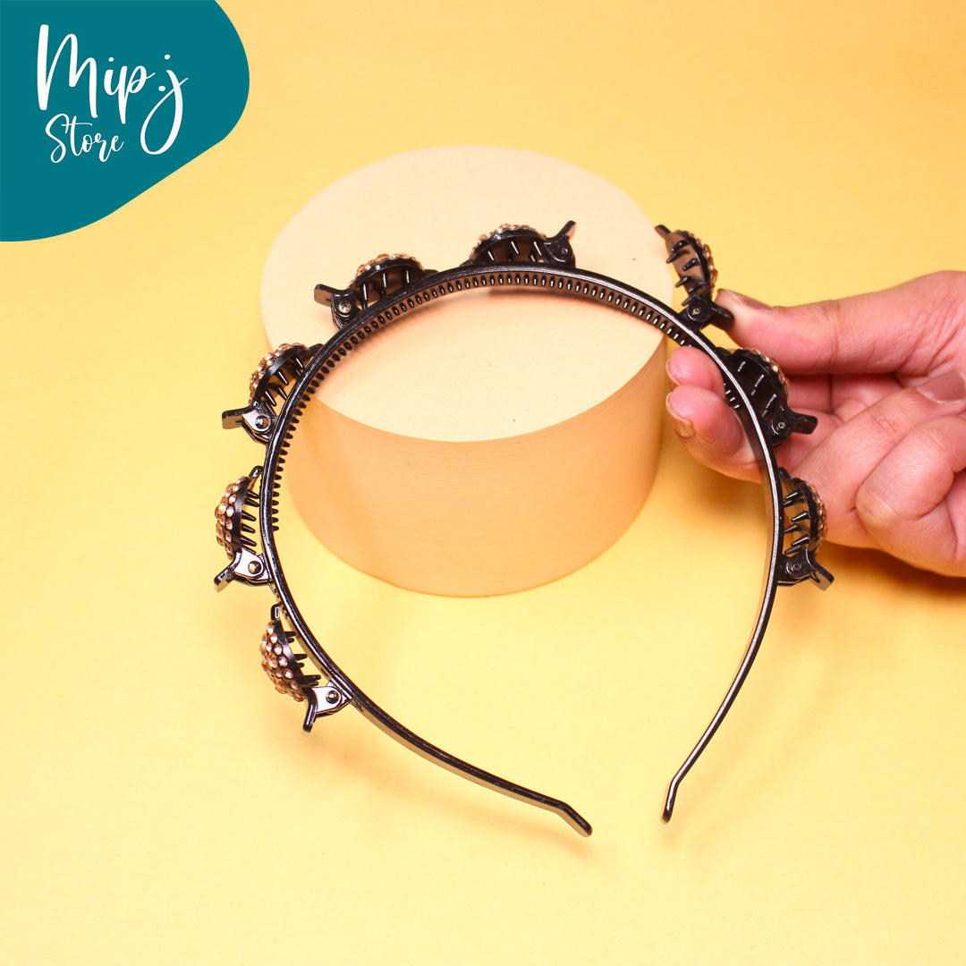 Sparkle Shine Claw Clip Hairband – For Little Girls