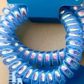 Trendy Telephone Wire Bracelet and Hair Spiral Band