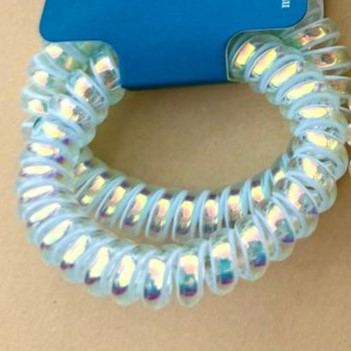 Trendy Telephone Wire Bracelet and Hair Spiral Band